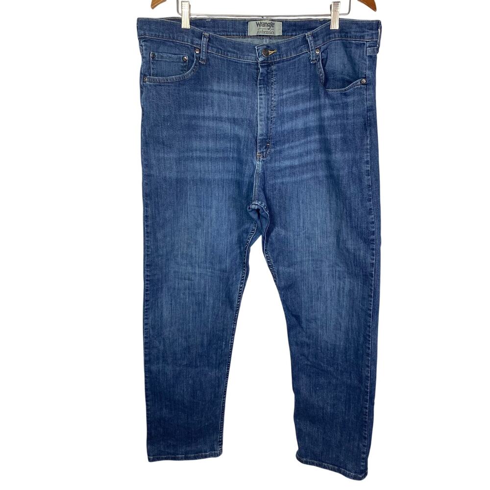Wrangler Men’s Authentic Jeans • 40x32 • Medium Wash Classic Denim